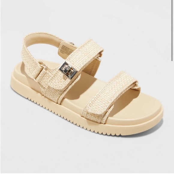 Women's Jonie Ankle Strap Footbed Sandals - A New Day™ - Color Tan - Size 6 NWT - Picture 5 of 5